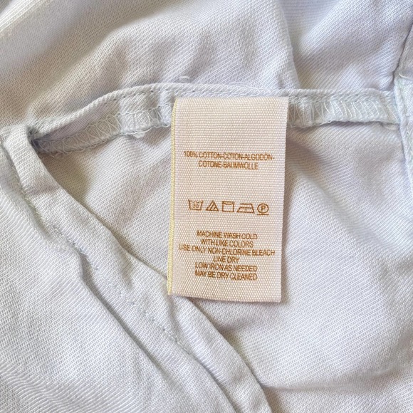 Free People Fleur Du Jour Light Blue Embroidered Mini Dress Long Bubble Sleeve - Picture 6 of 13